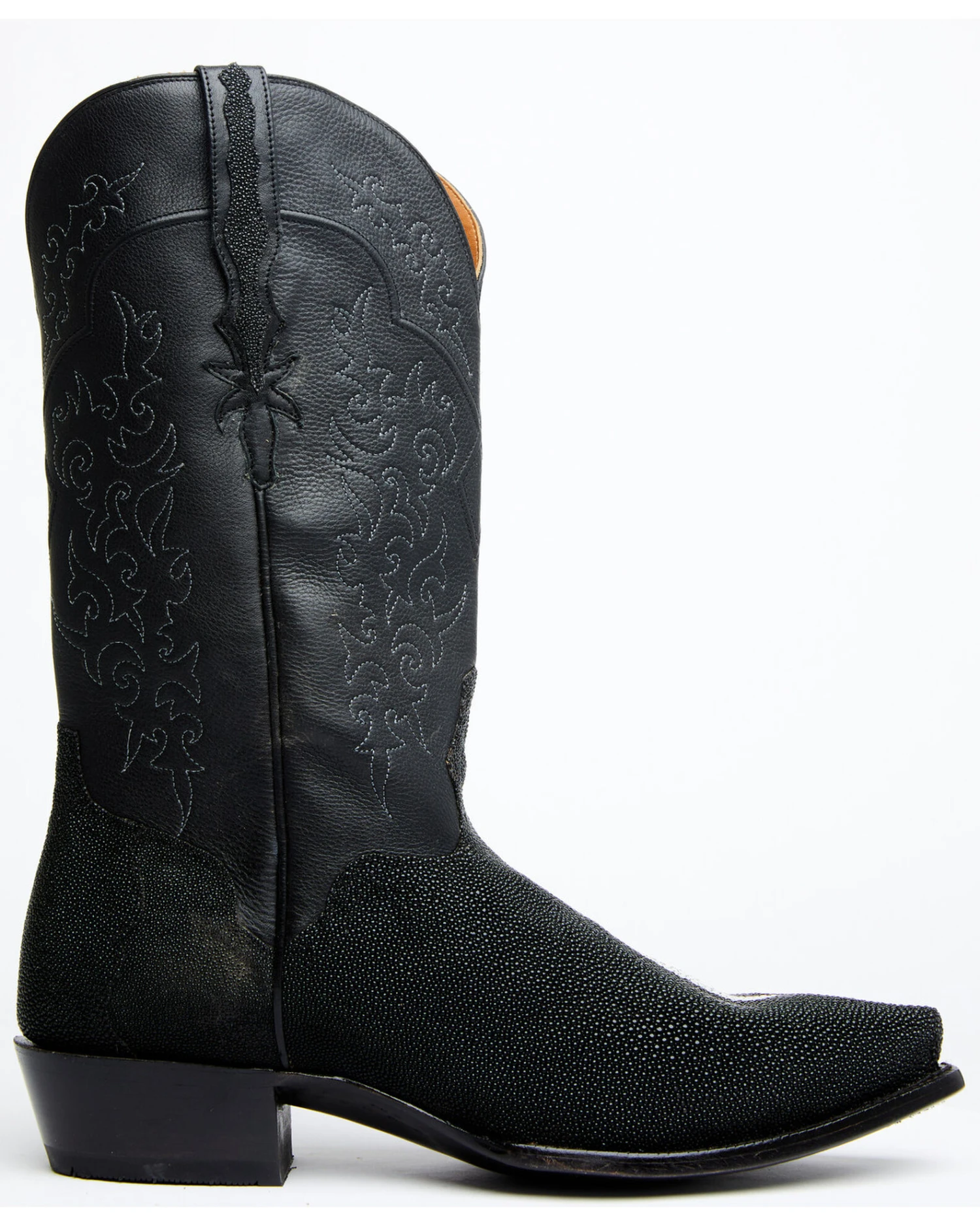 El Dorado Men's Exotic Stingray Skin Western Boots - Snip Toe 4 El Dorado Men's Exotic Stingray Skin Western Boots - Snip Toe - Image 2