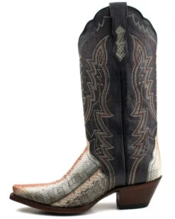 Dan Post Women's Zacatecas Exotic Watersnake Western Boots - Snip Toe -Shoes Promotion Store 2000352670 020 P3