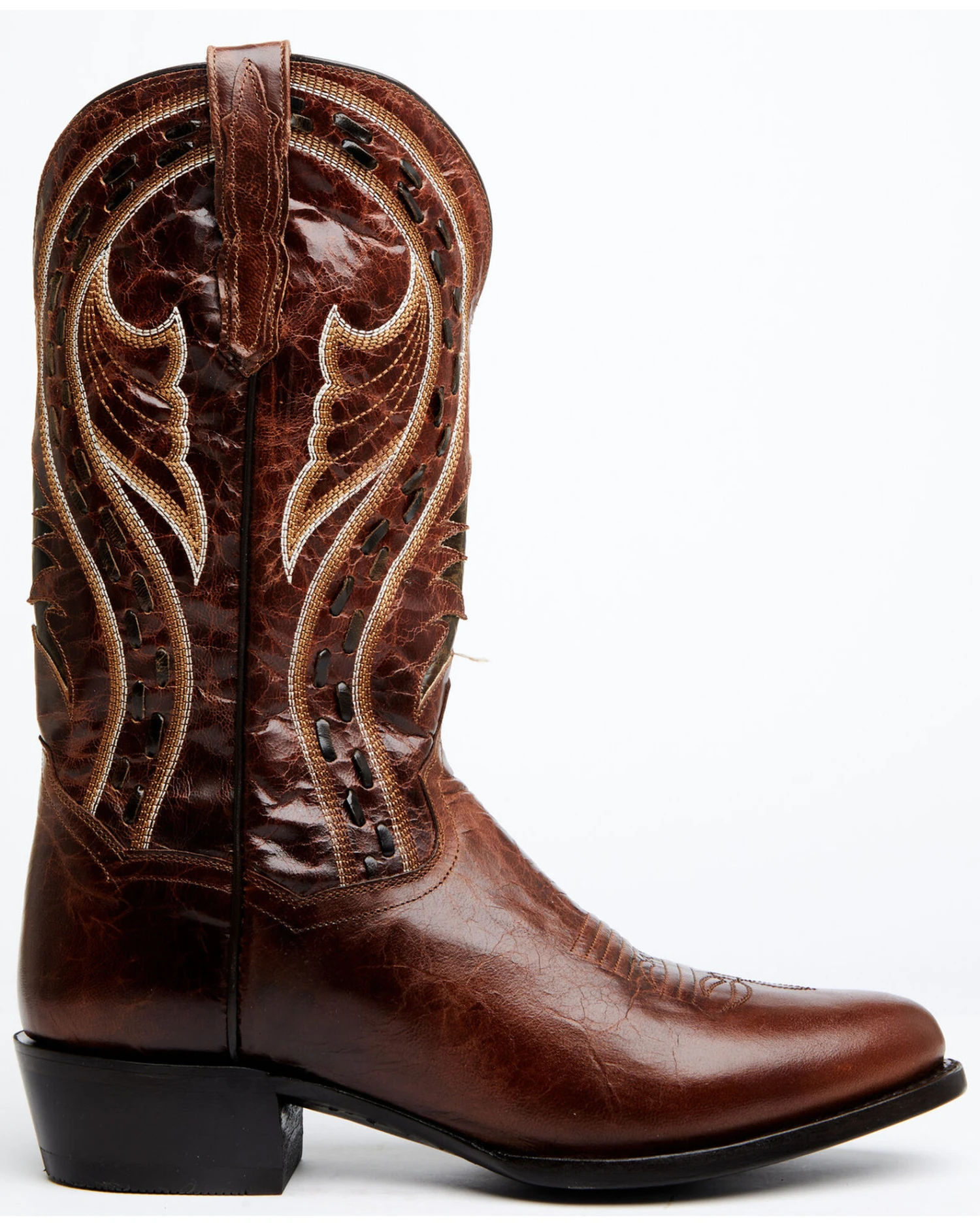 Dan Post Men's Swirled Embroidery Western Boots - Medium Toe 4 Dan Post Men's Swirled Embroidery Western Boots - Medium Toe - Image 2