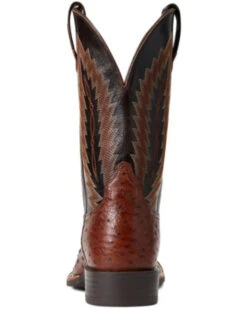 Ariat Men's Full Quill Ostrich Quantum Primo Western Boot - Broad Square Toe  -Shoes Promotion Store 2000356431 200 P3