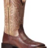 Ariat Men's Smooth Quill Ostrich Night Life Ultra Exotic Western Boot - Broad Square Toe  -Shoes Promotion Store 2000356436 200 P1