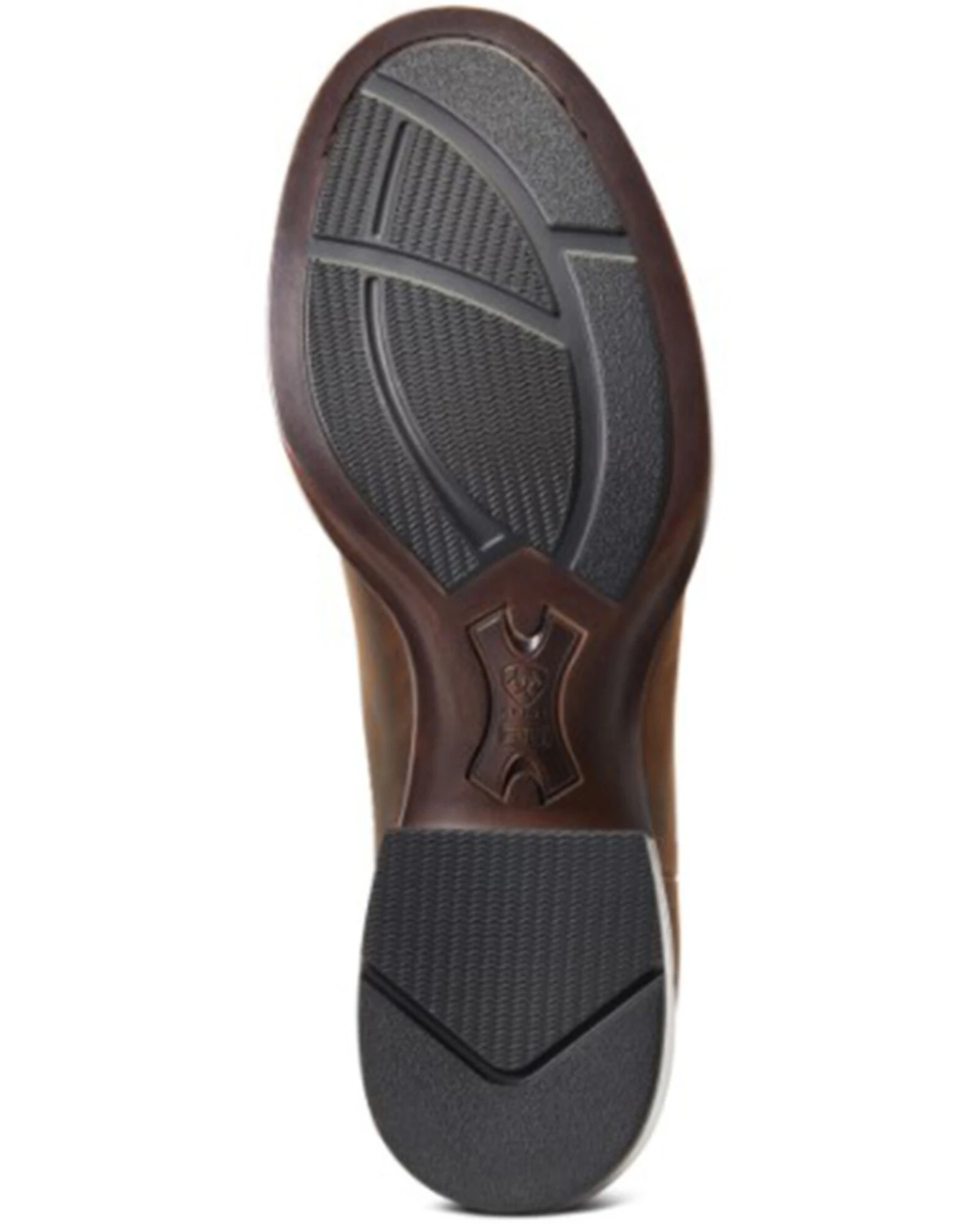 Ariat Men's Booker Distressed Brown Ultra Full-Grain Leather Ankle Boot - Round Toe 7 Ariat Men's Booker Distressed Brown Ultra Full-Grain Leather Ankle Boot - Round Toe - Image 5