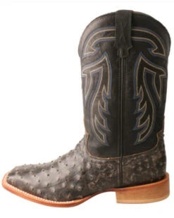 Twisted X Twistex X Men's Ruff Stock Fill-Quill Ostrich Vamp Exotic Western Boot - Broad Square Toe  -Shoes Promotion Store 2000356675 001 P3