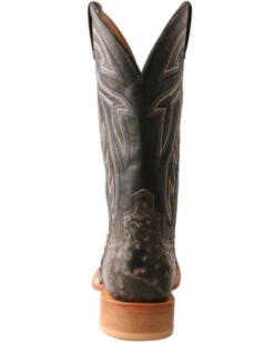 Twisted X Twistex X Men's Ruff Stock Fill-Quill Ostrich Vamp Exotic Western Boot - Broad Square Toe  -Shoes Promotion Store 2000356675 001 P5