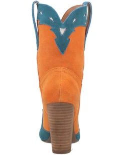 Dingo Women's Spicy Underlay Suede Leather Western Booties - Pointed Toe  -Shoes Promotion Store 2000356788 800 P5