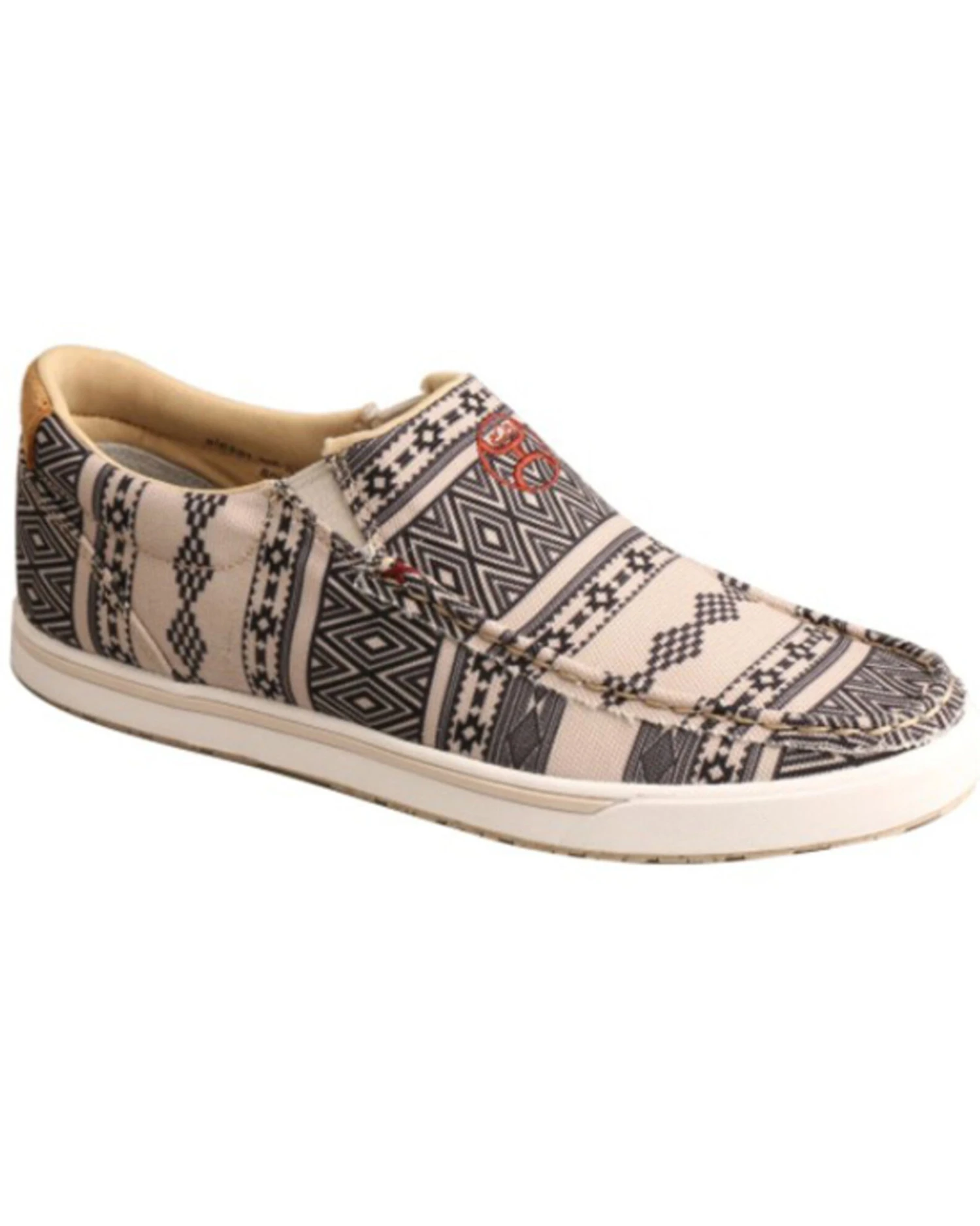Twisted X Women's Hooey Southwestern Print Casual Slip-On Loper - Moc Toe 3 Twisted X Women's Hooey Southwestern Print Casual Slip-On Loper - Moc Toe