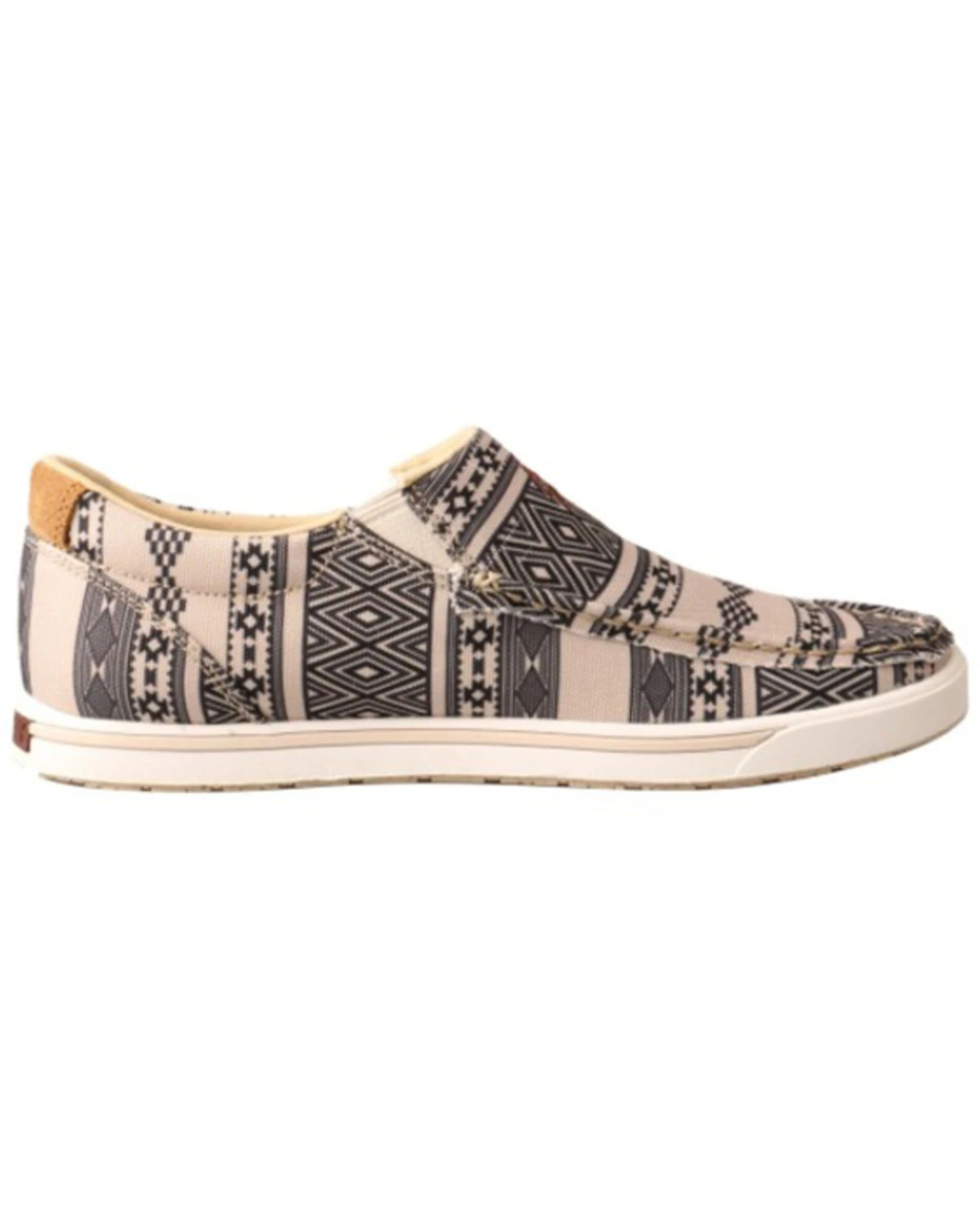 Twisted X Women's Hooey Southwestern Print Casual Slip-On Loper - Moc Toe 4 Twisted X Women's Hooey Southwestern Print Casual Slip-On Loper - Moc Toe - Image 2