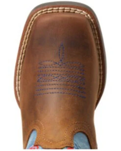 Ariat Boys' Double Kicker Easy Fit Distressed Western Boots - Broad Square Toe 10 Ariat Boys' Double Kicker Easy Fit Distressed Western Boots - Broad Square Toe -Shoes Promotion Store 2000357334 200 P4