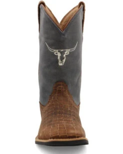 Twisted X Boys' Top Hand Western Boots - Broad Square Toe  -Shoes Promotion Store 2000358026 907 P4