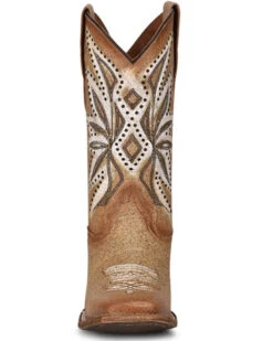 Corral Girls' Straw Embroidery Western Boots - Square Toe -Shoes Promotion Store 2000361091 280 P3