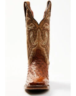 Dan Post Women's Exotic Full-Quill Ostrich Western Boots - Broad Square Toe -Shoes Promotion Store 2000361558 200 P4