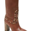 Free People Women's Dakota Heel Studded Leather Western Boots - Pointed Toe  -Shoes Promotion Store 2000362983 200 P1