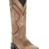 Corral Women's Saddle Embroidered Leather Western Boot - Broad Square Toe