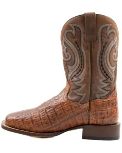 Dan Post Men's Exotic Caiman Western Boots - Broad Square Toe -Shoes Promotion Store 2000370753 235 P3