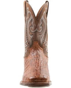 Dan Post Men's Exotic Caiman Western Boots - Broad Square Toe -Shoes Promotion Store 2000370753 235 P4