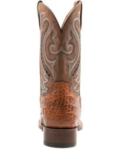 Dan Post Men's Exotic Caiman Western Boots - Broad Square Toe -Shoes Promotion Store 2000370753 235 P5