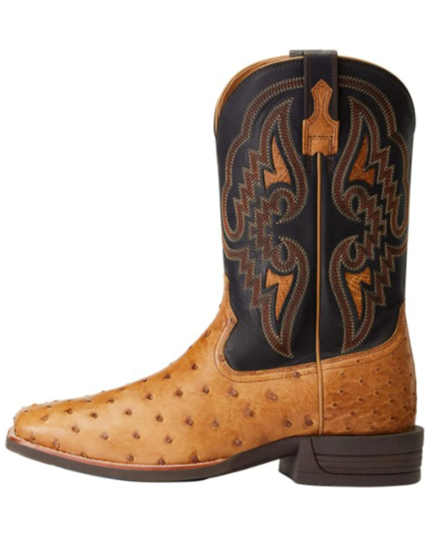 Ariat Men's Dagger Full-Quill Ostrich Exotic Western Boots - Broad Square Toe 4 Ariat Men's Dagger Full-Quill Ostrich Exotic Western Boots - Broad Square Toe - Image 2