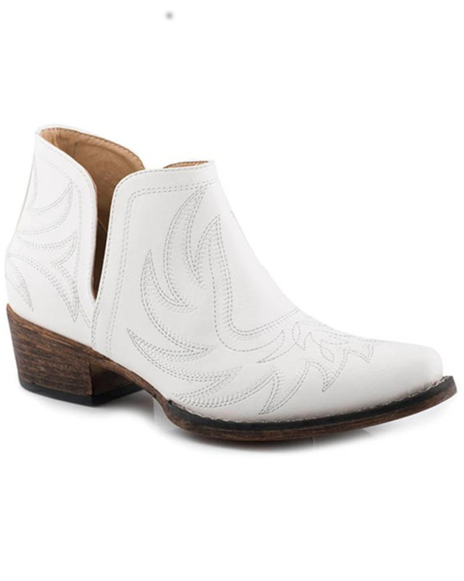 Roper Women's Ava Open Sided Western Fashion Booties - Medium Toe 3 Roper Women's Ava Open Sided Western Fashion Booties - Medium Toe