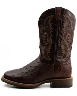 Dan Post Men's Alamosa Hand Ostrich Quill Western Boots - Broad Square Toe -Shoes Promotion Store 2000375987 200 P3