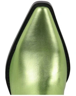 Jeffrey Campbell Women's Dagget Metallic Western Boots - Snip Toe  -Shoes Promotion Store 2000379411 300 P5