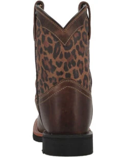 Dan Post Toddler Girls' Leopard Print Western Boots - Broad Square Toe -Shoes Promotion Store 2000381637 902 P5