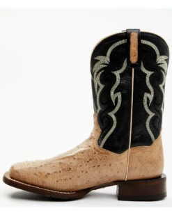 Dan Post Men's Hand Ostrich Quill Western Boots - Broad Square Toe 11 Dan Post Men's Hand Ostrich Quill Western Boots - Broad Square Toe -Shoes Promotion Store 2000381788 100 P3