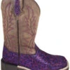 Smoky Mountain Little Girls' Ariel Glitter Western Boots - Broad Square Toe -Shoes Promotion Store 2000397057 500 P1